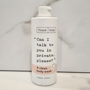 Frank Body Can I Talk To You In Private Please - A Clean Body Wash 12.17oz - NEW